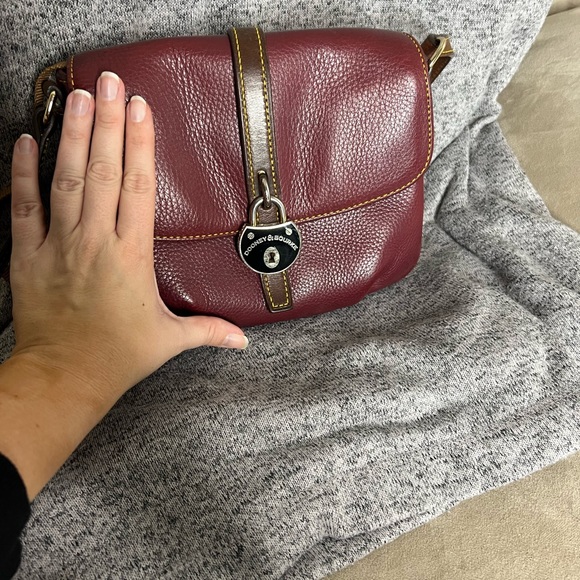 Dooney & Bourke Maroon Crossbody - Picture 2 of 4